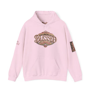 💎✨ Royalty “Blessed” Luxe Hoodie v1 – Pink‑Diamond, Gold & Platinum‑Infused ✨💎 Unisex Heavy Blend™ Hooded Sweatshirt