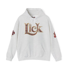 Load image into Gallery viewer, Royalty Red Lick‑Candy Hoodie v2 – Ruby‑Red Diamond Blaze, Gold &amp; Platinum Accents – Ultra‑Bold Street‑Style Statement - Unisex Hooded Sweatshirt