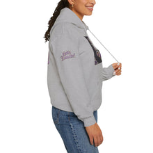 Load image into Gallery viewer, Royal “Blessed” Purple‑Diamond Luxe Hoodie v2 – Gold &amp; Platinum‑Infused✨💜 Unisex Heavy Blend™ Hooded Sweatshirt