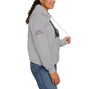 Royal “Blessed” Purple‑Diamond Luxe Hoodie v2 – Gold & Platinum‑Infused✨💜 Unisex Heavy Blend™ Hooded Sweatshirt