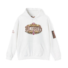 Load image into Gallery viewer, 💎✨ Royalty “Blessed” Luxe Hoodie v2 – Pink‑Diamond, Gold &amp; Platinum‑Infused ✨💎 Unisex Heavy Blend™ Hooded Sweatshirt