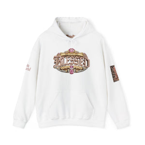 💎✨ Royalty “Blessed” Luxe Hoodie v2 – Pink‑Diamond, Gold & Platinum‑Infused ✨💎 Unisex Heavy Blend™ Hooded Sweatshirt
