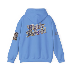 💎✨ Royalty “Blessed” Luxe Hoodie – Blue‑Diamond v2, Gold & Platinum‑Infused ✨💎 Unisex Heavy Blend™ Hooded Sweatshirt