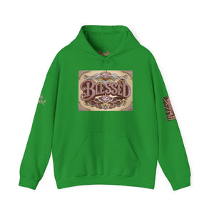 💎✨ Royalty “Blessed” Luxe Hoodie v3 – Pink‑Diamond, Gold & Platinum‑Infused ✨💎 Unisex Heavy Blend™ Hooded Sweatshirt