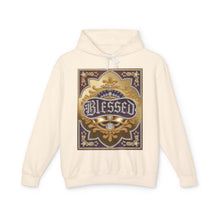 Load image into Gallery viewer, Blessed Unisex Lightweight Hooded Sweatshirt