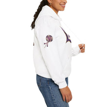 Load image into Gallery viewer, Royalty Lick‑Candy Hoodie – Purple Diamond Bling, Gold &amp; Platinum Accents – Sassy Streetwear Statement - Sweet &amp; Playful Unisex Hooded Sweatshirt
