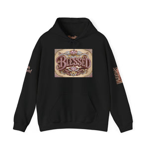 💎✨ Royalty “Blessed” Luxe Hoodie v3 – Pink‑Diamond, Gold & Platinum‑Infused ✨💎 Unisex Heavy Blend™ Hooded Sweatshirt