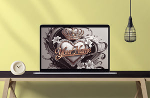 JewelHeart 9D Artworks: Royal Fabergé-Inspired Digital Wallpapers | 4K Ultra HD | One-of-a-Kind Luxury