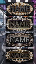 Load image into Gallery viewer, 🔥 Luxury Custom 3D Diamond &amp; Gold or Platinum Effect License Plate - Personalized Opulence for Your Supercar, Printed on Aircraft Aluminum (Design Consult Included)