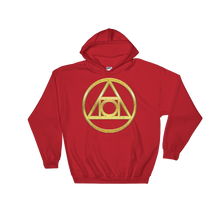 Load image into Gallery viewer, Philosopher&#39;s Stone Symbol (Gold) | Hooded Sweatshirt