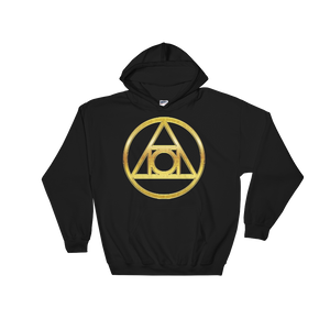 Philosopher's Stone Symbol (Gold) | Hooded Sweatshirt
